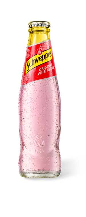 0,2 Liter Alice Flasche Schweppes Original Wild Berry.