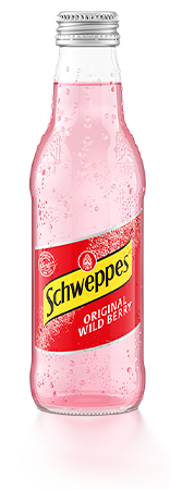 0,2 Liter Flasche Schweppes Original Wild Berry.
