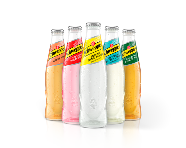 Produktrange Schweppes Classic.